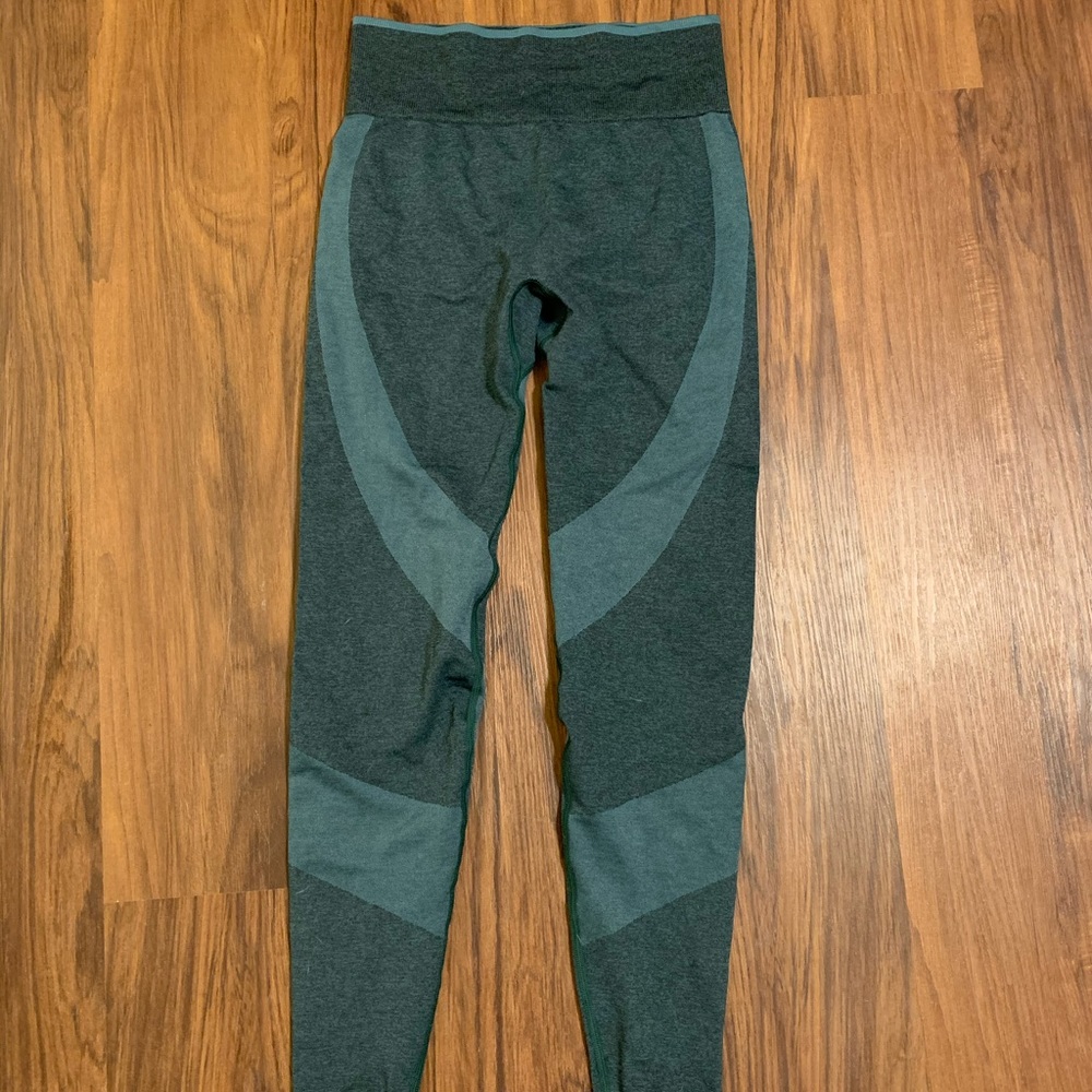 Forest green seamless leggings